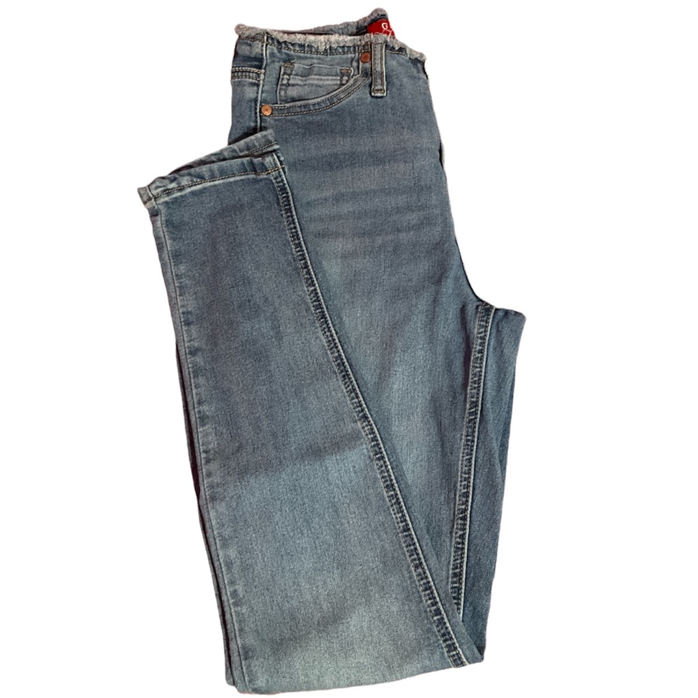 Frayed Waist Jeans
